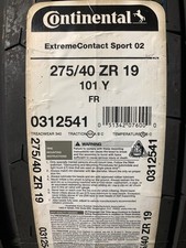 2 Take Off 275 40 19 101y Continental Extreme Contact Sport-02 Summer Tires