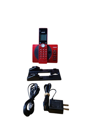 Red VTech CS6929-16 DECT 6.0 Expandable Cordless Phone System Answering Machine