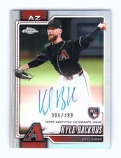2026 Topps Chrome KYLE BACKHUS (RC) AUTO #RA-KB /499 Diamondbacks