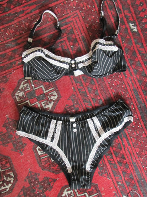 VARIANCE  -  BH-Set 70 C/Slip Gr. 36, schwarz/weiß