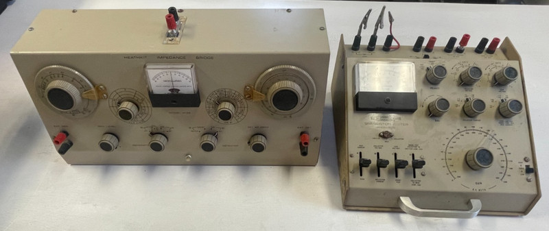 Vintage Heathkit IM-36 Transistor Tester & IB-28 Impedance Bridge Test Equipment