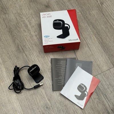 Microsoft LifeCam HD-3000 Business WebCam Webkamera HD 3000 Cam USB Windows