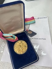 SASA 1984 Los Angeles Summer Olympic Gold Medal Track And Field With Box Coa
