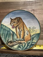 Veneto Flair “The Puma” Plate ITALY Wildlife Series #360 of 2000  1972