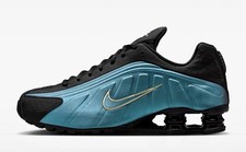 Nike Shox R4 Sapphire Light Liquid Lime IF4849-500 Men's Sneakers Multi Size NEW