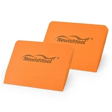  Soft Silicone Small Squeegee for Vinyl, 2 PCS PPF Tools Window Tinting Orange