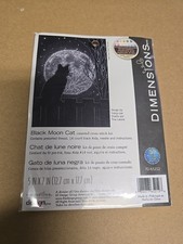 Dimensions Counted Cross Stitch Kit: Black Moon Cat