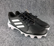 ADIDAS WOMEN'S PUREHUSTLE 2 MD SOFTBALL CLEATS BLACK/WHITE SIZE 12