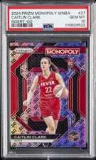 2024 PANINI PRIZM MONOPOLY WNBA INSERT GO #27 CAITLIN CLARK PSA 10