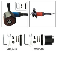 Meuleuse d'angle portative convertie en machine d'établi durable pour les