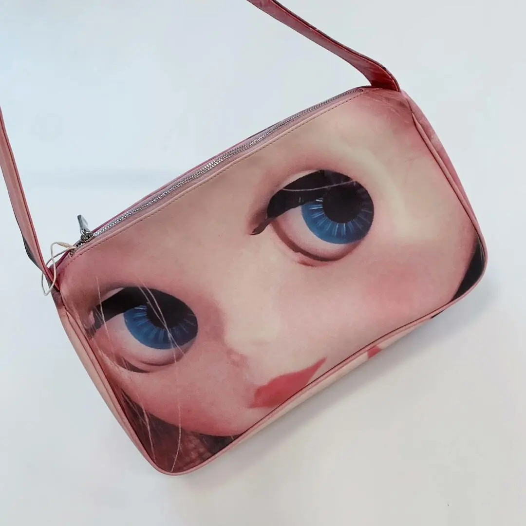 I'M SORRY by Petra Collins Blythe Doll Print Bag SSENSE Pink