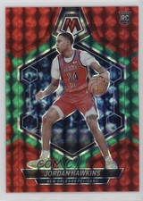 2023-24 Panini Mosaic Rookies Choice Red & Green Prizm Jordan Hawkins #243 gc7