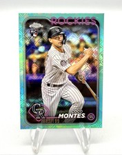 2024 Topps Chrome Logofractor COCO MONTES Aqua Refractor Rookie Card RC /199