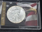 2018 BU 999 1 Ounces American Silver Eagle In Patriotic Holder