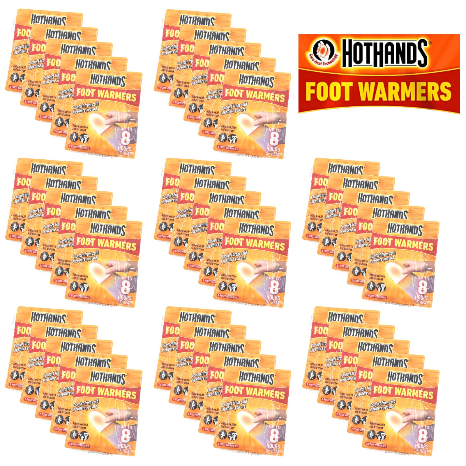 Foot Warmers from Hot Hands Instant Heat for Winter Warmth Pocket 40 Pairs