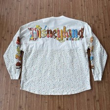 Camiseta Disneyland Spirit Snacks Eats Golosinas Hombres XL Beige Dole Látigo Churro Pavo