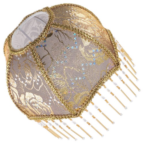 Quasten-Lampenschirm Lampenschirme Für Stehlampen Glockenlampenschirm - Bild 7 von 11