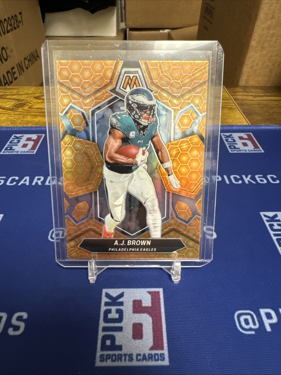 2024 Panini Mosaic - A.J. Brown #178 Honeycomb Prizm