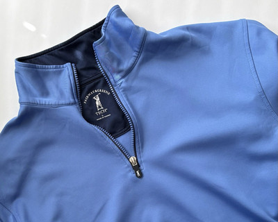 Fairway & Greene Tech Pullover Men's L Baltic Caves 1/4 Zip Performance Stretch
