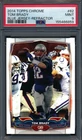 2014 Topps Chrome Tom Brady Blue Jersey Refractor #62 PSA 9 MINT