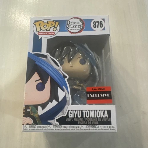 Funko Pop! Demon Slayer Giyu Tomioka #876 Anime Exclusive Figure. Crease On back