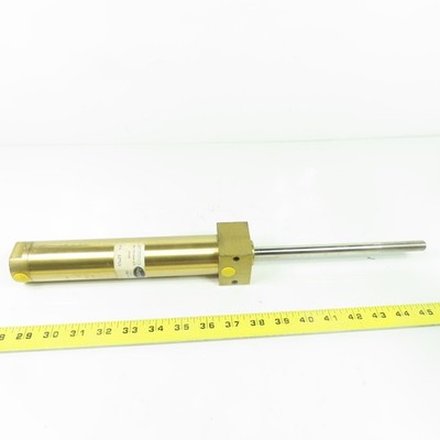 Aurora S2915 200 PSI Max Air Brass Air Cylinder 6'' Stroke 1-1/2'' Bore