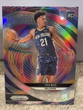 Yves Missi Rookie Card Instant Impact 2024-25 Panini Prizm #6 Pelicans