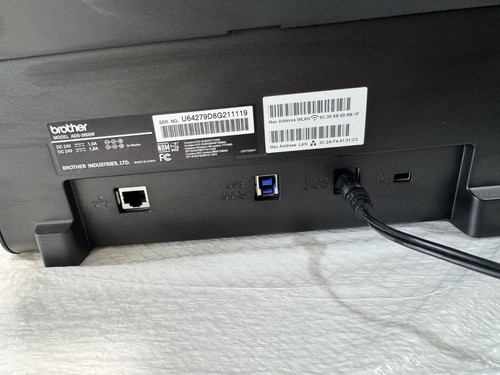 Brother ADS-3600W Image Center High Speed Desktop Document Scanner W/AC Adapter. - 第 7/7 張圖片
