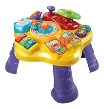 VTech Magic Star Learning Table with 6 Activities English Spanish for Kids