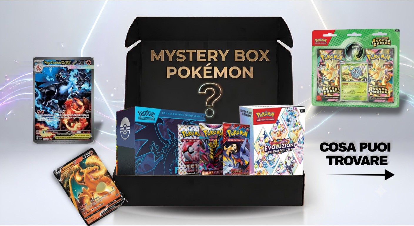 Pokémon Mystery Box ITA Bustine Garantite + Possibile PSA Gradata 💎