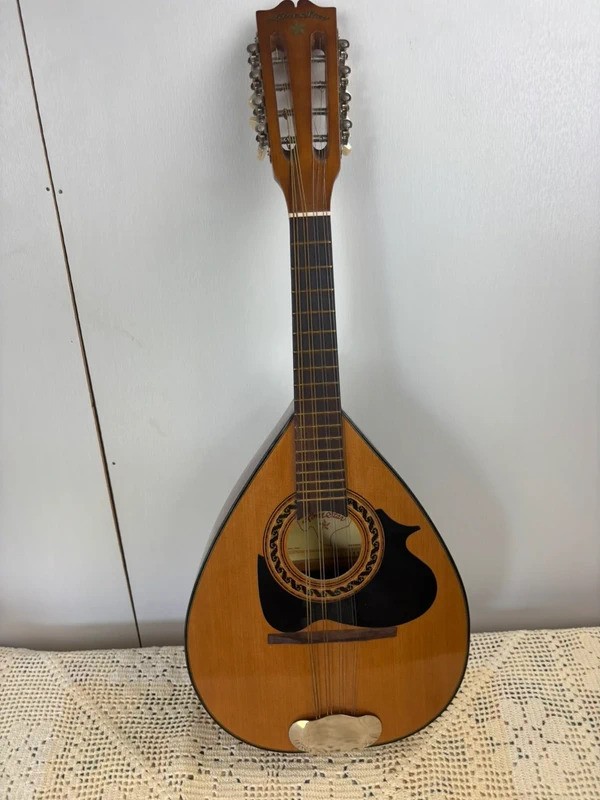 Vintage Lone Star Venice Mandolin 8-String Teardrop Acoustic w/ Case