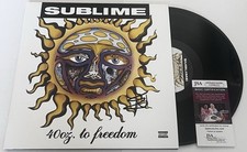 ERIC WILSON SIGNED SUBLIME 40 OZ TO FREEDOM LP VINYL RECORD ALBUM JSA COA