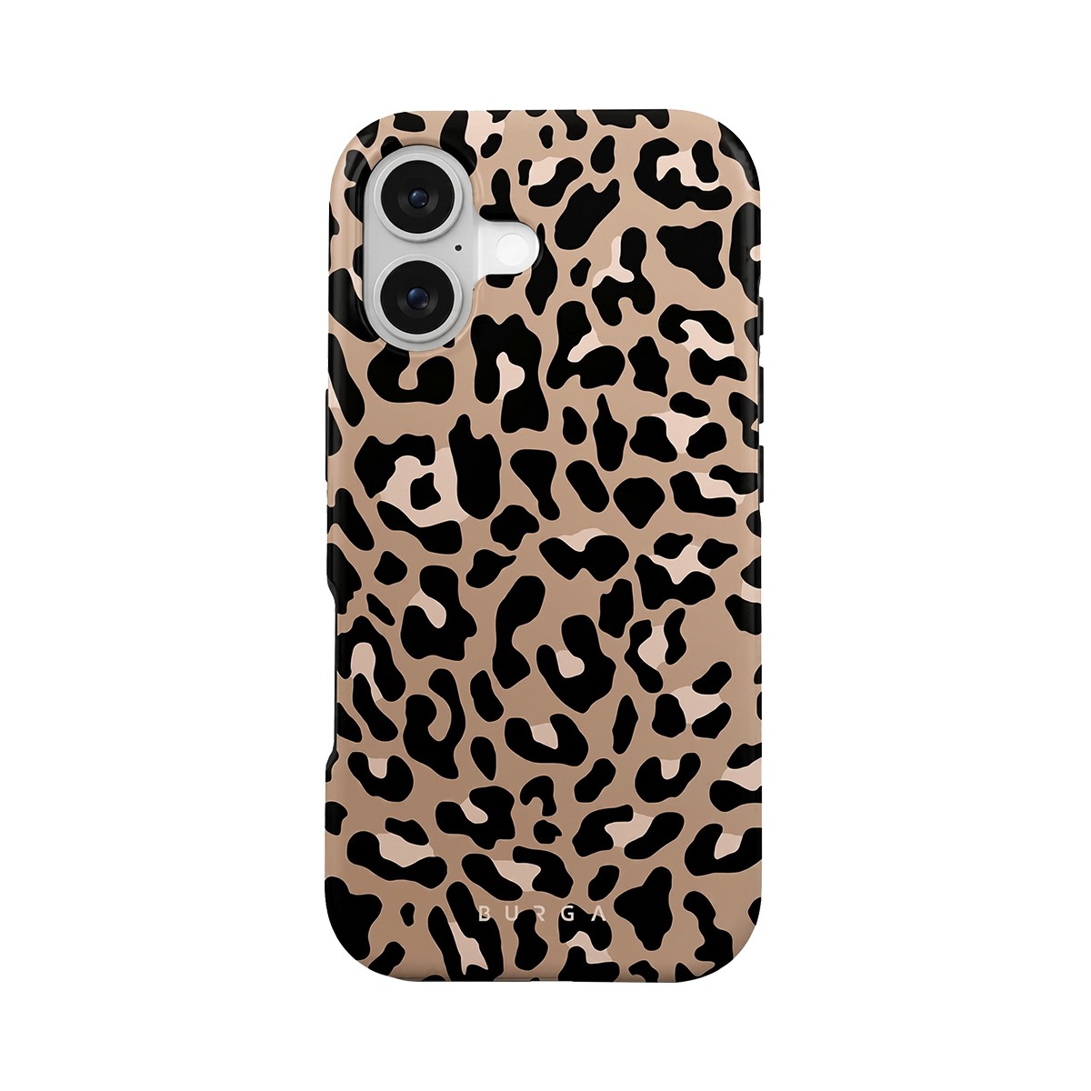 Coque iPhone 17 Léopard Burga Tough double couche de protection antichoc