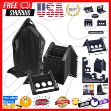 24 Pack 4" Flatbed Edge Protectors with Carrying Case, 4" Winch Ratchet Strap...