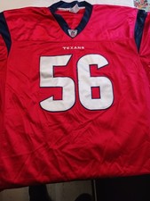 Houston Texans Brian Cushing #56 Red Reebok NFL Jersey 3XL Vintage LE02