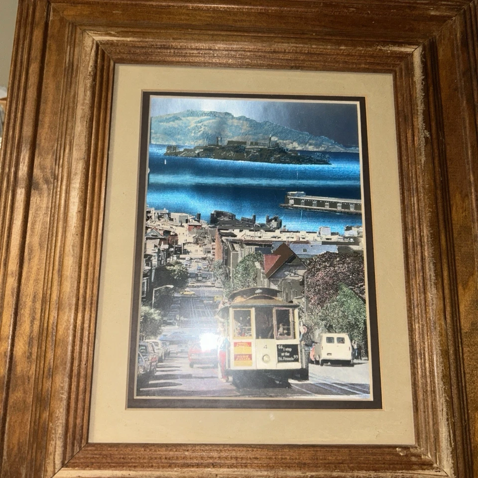 Michael F. Ignbar Art Co. 金属蚀刻 英国制造 SF 海德圣缆车 1970 — 第 4/4 张图片