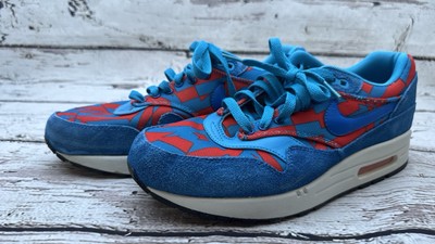 Nike Air Max 1 Size 8.5 GPX Blue Lagoon Airmax 1 Blue Bright Crimson 684174-401