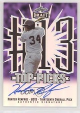 2013 Leaf Metal Draft Top Picks Purple Prismatic 10/25 Hunter Renfroe Auto 9h0