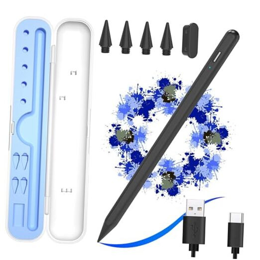 Apple Pencil for iPad 2018-2023 with Tilt Sensitivity & Palm Rejection