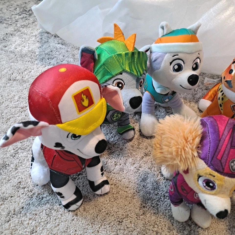 Nickelodeon Paw Patrol Everest & Zuma... Spin Master Plush Toys 9" lot of 11 🐶 - Image 3 of 4
