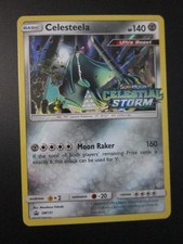 CELESTEELA POKEMON CARD SM131 SUN & MOON CELESTIAL STORM STAMPED NM HOLO BLEED on eBay