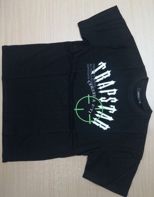 Trapstar Tshirt Men's Extra Large Black Graphic Logo Print Tee Streetwear Casual