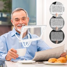 Hands Magnifying Glass 5X Magnifying Glass with Light and Stand 43 Ultra-Brig...