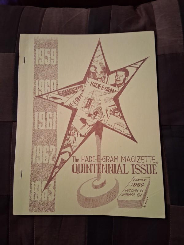 Vint. Monthly Magic Magazine Canadian Hade E Gram Publication From Dawes Estate