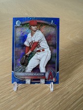 George Klassen 2025 Bowman Chrome Blue Shimmer 1st /150🔥🔥