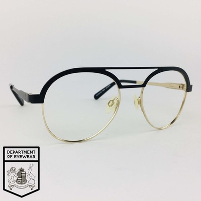 WILL I AM Brille SCHWARZ/GOLD RUND PILOT Brille Brillengestell MOD: W09V 30715479