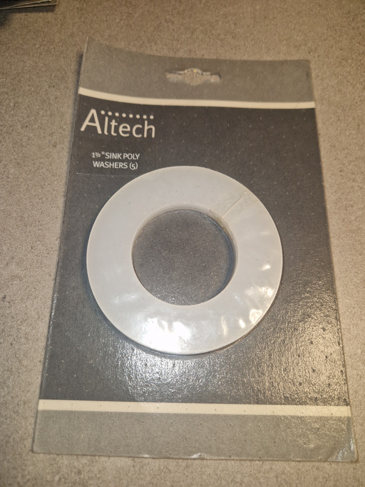 1 1/2 '' Sink Poly Washer 5pk, 89mm Dia 48mm Hole Actual Size