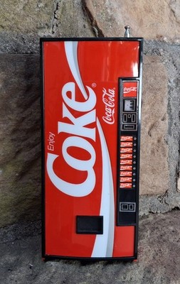 ***VINTAGE COCA~COLA RADIO* MINI~GETRÄNKEAUTOMAT*AM/FM*ITALY*RETRO***