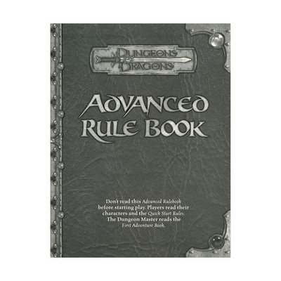 WotC D&D 3rd Ed  Basic Game w/Black Dragon (1st Ed) - Advanced Rule Book On EX