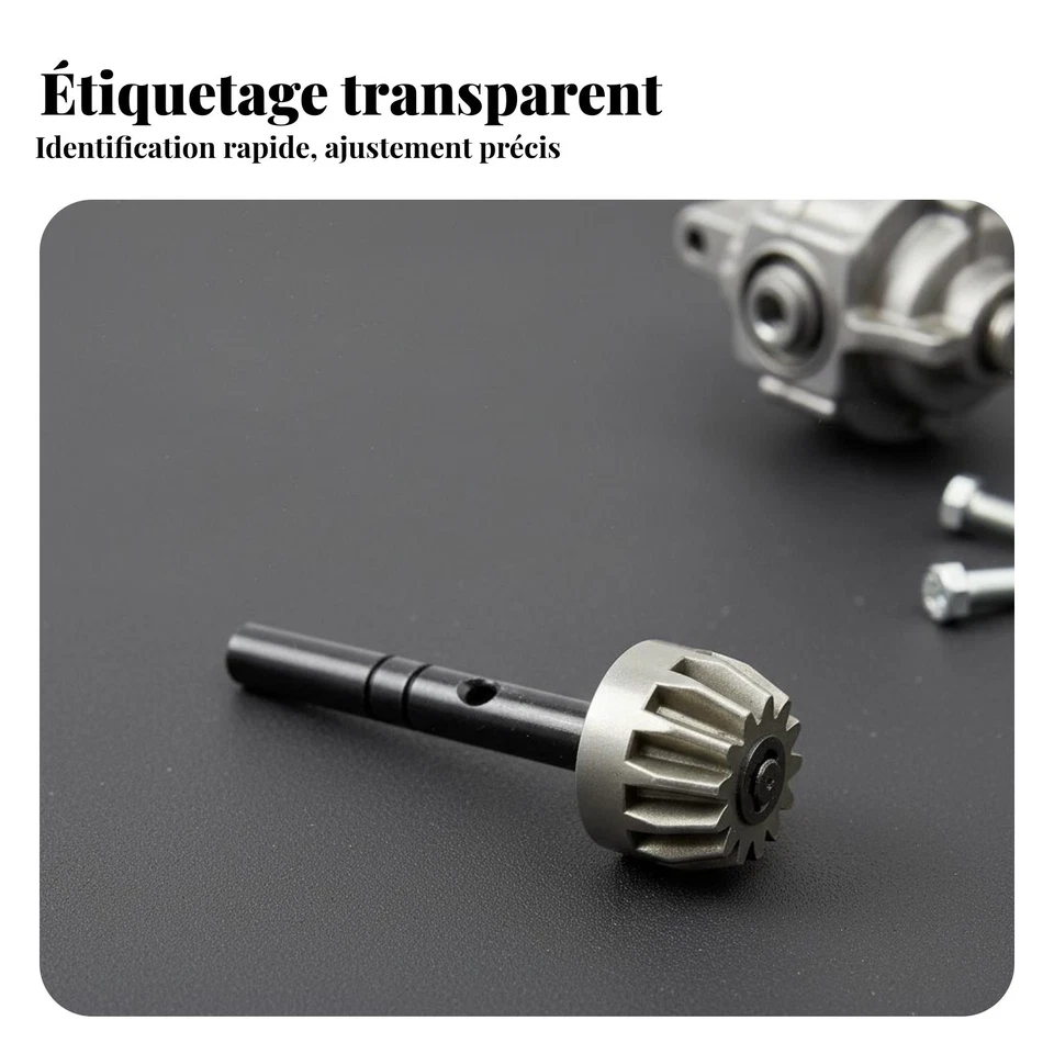 Différentiel pour Voiture RC 1/10 Haute Résistance à l'usure pour tout-Terrain - Photo 1/4